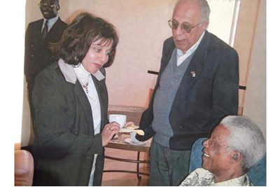 Dr Narissa Ramdhani with Nelson Mandela